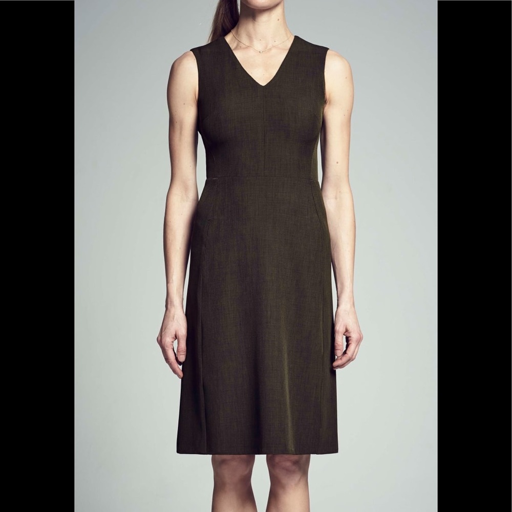 Mm Lafleur Annie dress in Olive, size 4